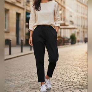 🎉 3/$60 Aritzia Babaton Black Jogger Dress Pants Size Small